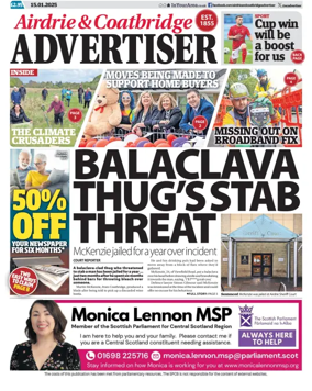 Cover of Airdrie & Coatbridge Advertiser