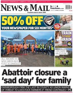 Cover of Aldershot News & Mail