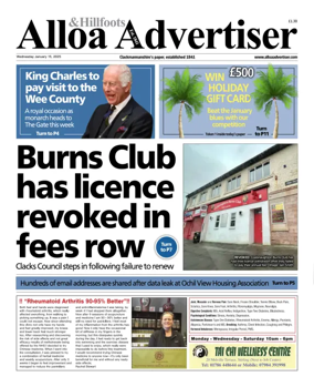 Cover of Alloa Advertiser