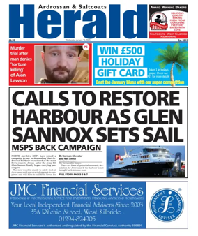 Cover of Ardrossan & Saltcoats Herald