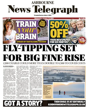 Cover of Ashbourne News Telegraph