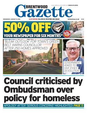 Cover of Brentwood Gazette