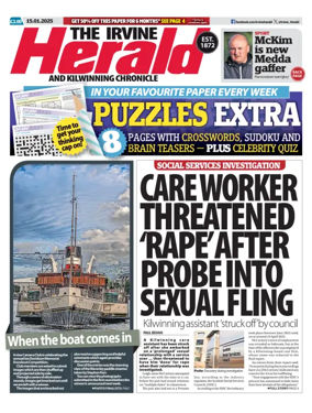 Cover of The Irvine Herald and Kilwinning Chronicle