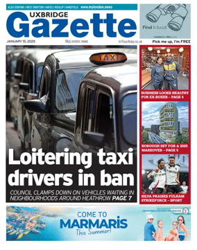 Cover of Uxbridge Gazette