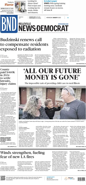 Cover of Belleville News-Democrat