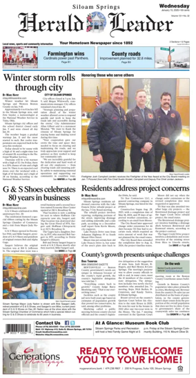 Cover of Siloam Springs Herald Leader