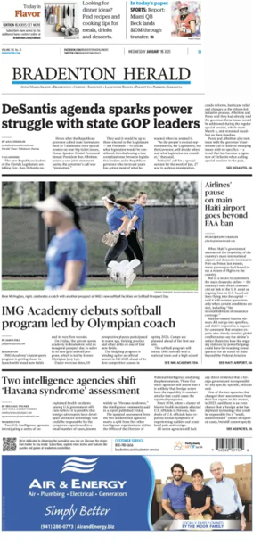 Cover of The Bradenton Herald