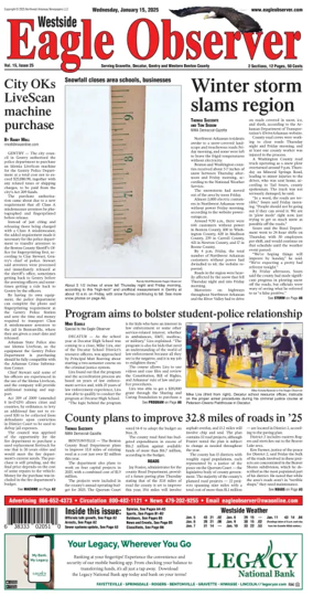 Cover of Westside Eagle-Observer