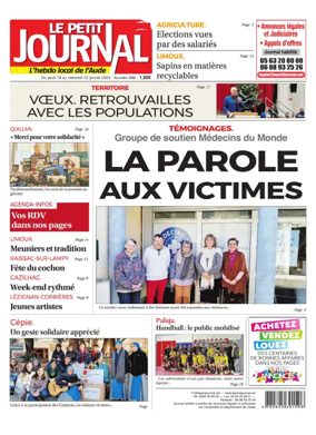 Cover of Le Petit Journal - L'hebdo local de l'Aude
