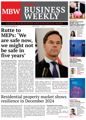 Cover of The Malta Business Weekly