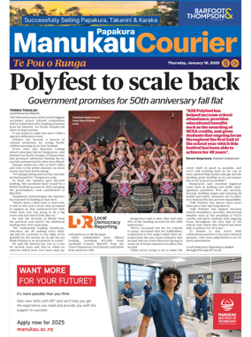 Cover of Manukau Courier