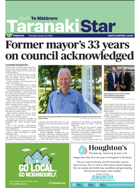 Cover of South Taranaki Star