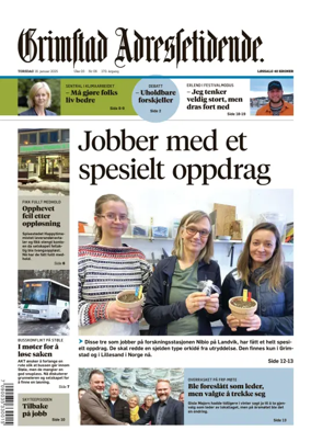 Cover of Grimstad Adressetidende