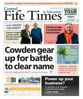 Cover of Central Fife Times