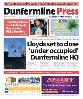 Cover of Dunfermline Press