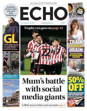 Cover of Gloucestershire Echo
