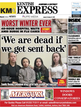 Cover of Kentish Express Ashford & District