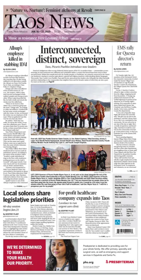 Cover of The Taos News