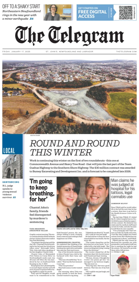 Cover of The Telegram (St. Johnâ€™s)