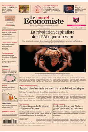 Cover of Le Nouvel Economiste