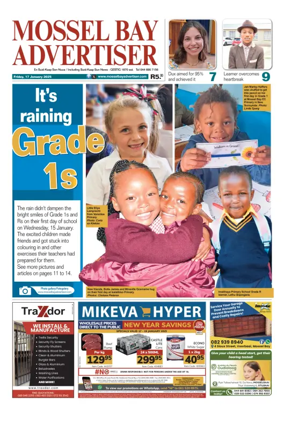 Cover of Mossel Bay Advertiser
