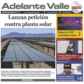 Cover of Adelante Valle