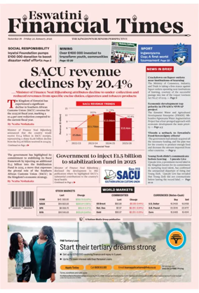 Cover of Eswatini Financial Times