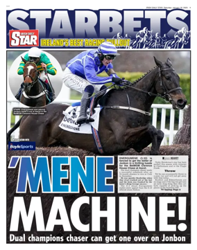 Cover of Irish Daily Star - Starbets