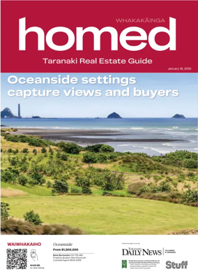 Cover of Homed Taranaki Daily News