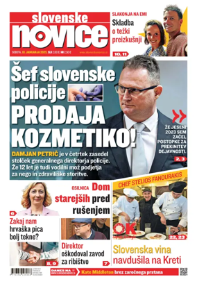 Cover of Slovenske Novice