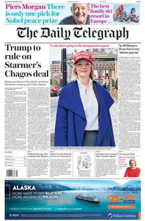 Cover of The Daily Telegraph - Saturday