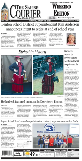 Cover of The Saline Courier Weekend