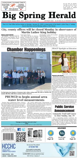Cover of Big Spring Herald Weekend