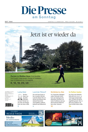 Cover of Die Presse am Sonntag