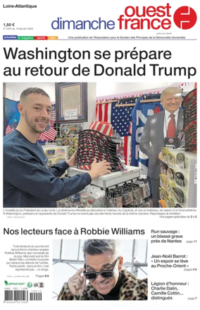 Cover of Dimanche Ouest France (Loire-Atlantique)