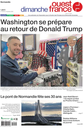 Cover of Dimanche Ouest France (Normandie)