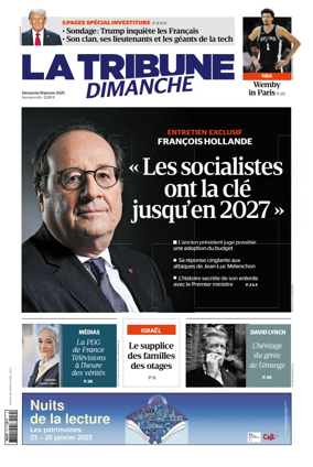 Cover of La Tribune Dimanche (France)