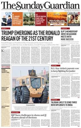 Cover of The Sunday Guardian