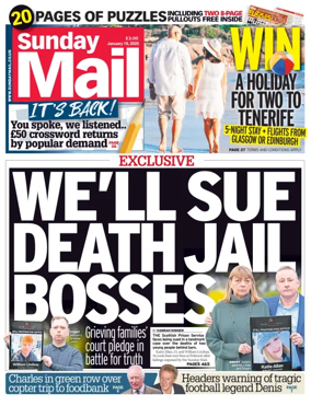 Cover of Sunday Mail (UK)