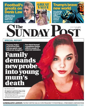 Cover of The Sunday Post (Newcastle)