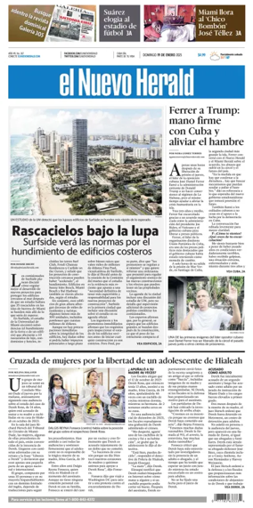 Cover of El Nuevo Herald (Sunday)