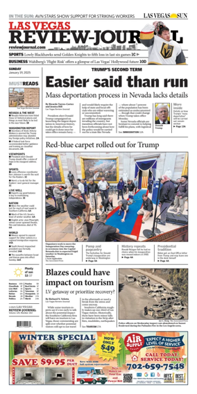 Cover of Las Vegas Review-Journal (Sunday)