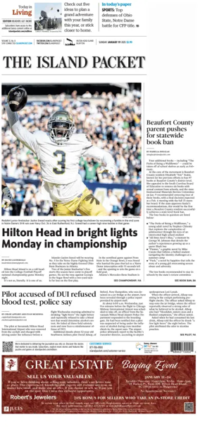 Cover of The Island Packet (Sunday)