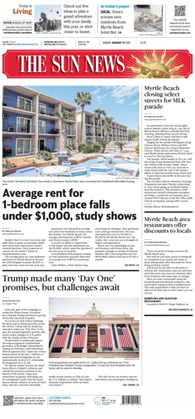 Cover of The Sun News (Sunday)