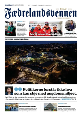 Cover of Faedrelandsvennen