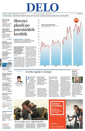 Cover of Delo (Slovenia)