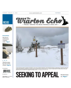Cover of Wiarton Echo