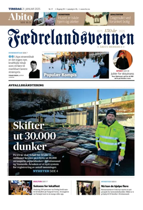 Cover of Faedrelandsvennen