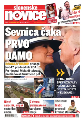 Cover of Slovenske Novice