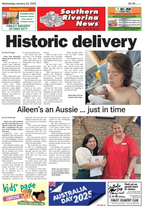 Cover of Southern Riverina news